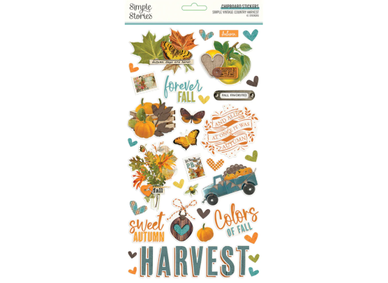 Simple Vintage Country Harvest 12x12 Collector's Essential Kit fra Simple Stories