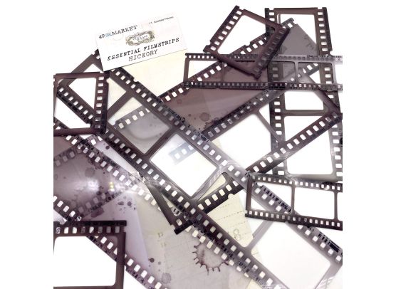 49 And Market - Essential Filmstrips - Hickory - 11 Acetate Pieces