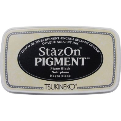 StazOn Pigment ink pad - Piano Black