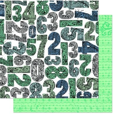 Zip-A-Dee Doodle - Creative 12x12 mønsterpapir fra Bo Bunny
