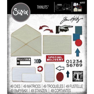 Sizzix Thinlits - Postale by Tim Holtz