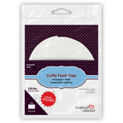 3L Crafty Foam Tape White