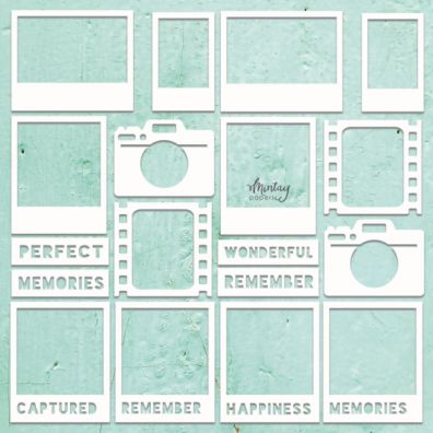 Mintay Papers - Chippies - Photo 2 12x12 Chipboard