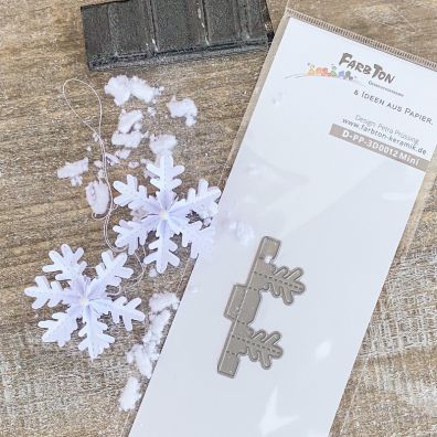 Farbton Papier dies - Mini Snowflake Punch