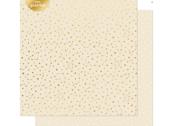 Add on December - EKSTRA Let it Shine - Starry Skies - Twinkling Cream 12x12 mønsterpapir fra Lawn Fawn