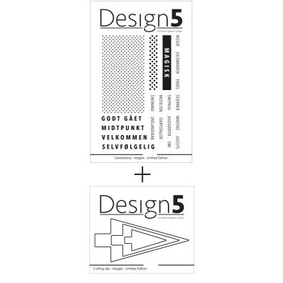 Design 5 Clearstamp - Magisk - Limited Edition