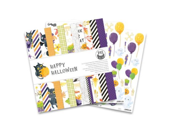 Happy Halloween - 12x12 Paper Pack fra Piatek13