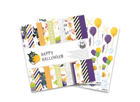 Happy Halloween - 12x12 Paper Pack fra Piatek13