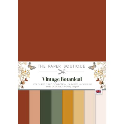 Add on Februar - The Paper Boutique - Vintage Botanical A4 Coloured Card Collection