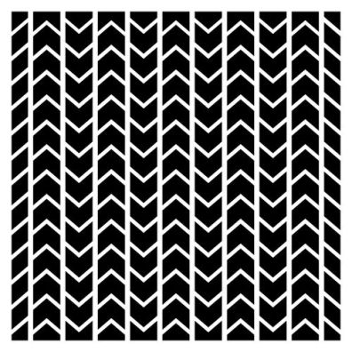 Stencil - Chevron fra ScrapBerry's