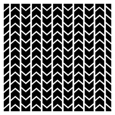 Stencil - Chevron fra ScrapBerry's