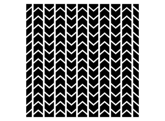 Stencil - Chevron fra ScrapBerry's