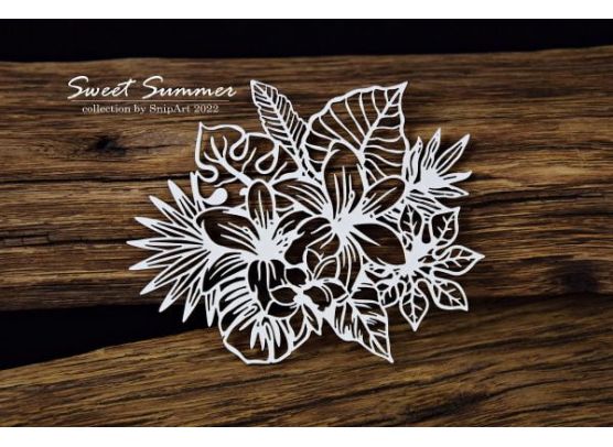 Snaipart Chipboard - Sweet Summer - Openwork Flowers