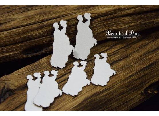 Snipart Chipboard - Beautiful Day - Young Couples - 6pc