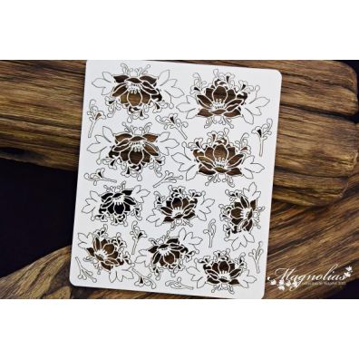 Snipart Chipboard - Magnolias - Openwork Magnolias 2