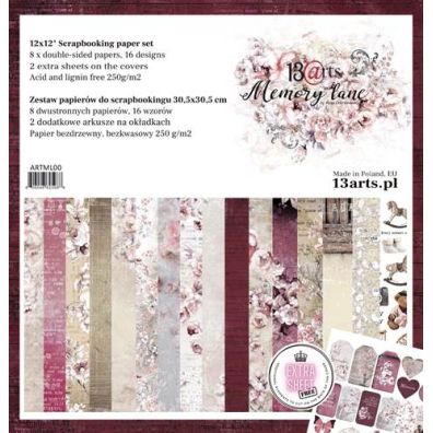 Memory Lane - 12x12 Paper Pad fra 13arts