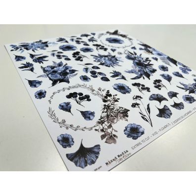 Extras To Cut - XVIII - Flowers 5 - 12x12 Udklipsark fra Craft O'Clock