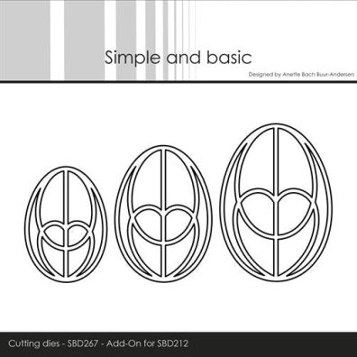 Simple and Basic dies - Easter Egg - Add-on for SBD212
