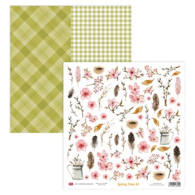 Craft And You Design - Spring Time 01 - 12x12 Klippeark
