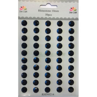 Dixi Craft - Rhinestone - 10mm Sort