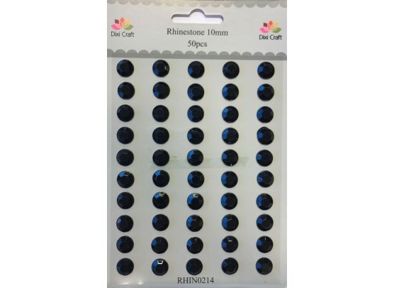Dixi Craft - Rhinestone - 10mm Sort