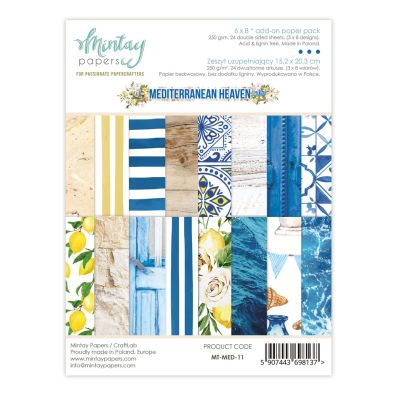 Mintay Papers - Mediterranean Heaven 6x8 Add-On Paper Pad