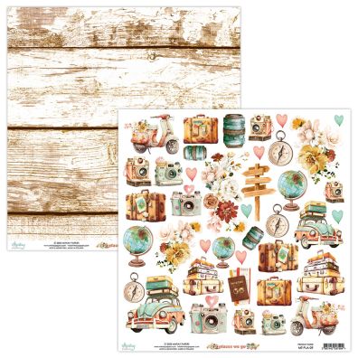 Mintay Papers - Places We Go 12x12 Klippeark