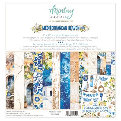 Mintay Papers - Mediterranean Heaven 12x12 Paper Set