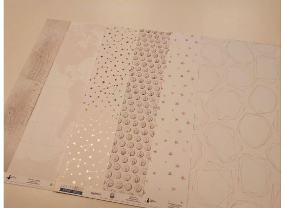 Add on mønsterpapir sampak - Lyse Toner