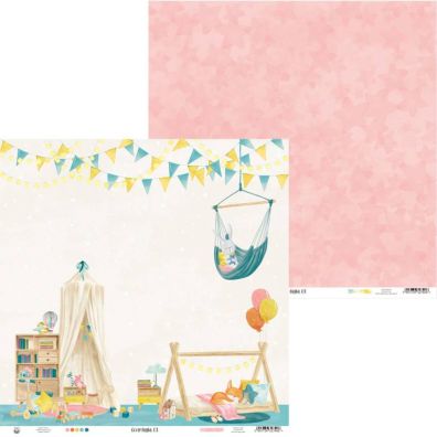 Add on August - EKSTRA Good Night 03 - 12x12 mønsterpapir by Piatek13