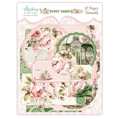 Mintay Papers - Peony Garden Paper Elements