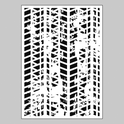 Design 5 Stencil - Dækaftryk