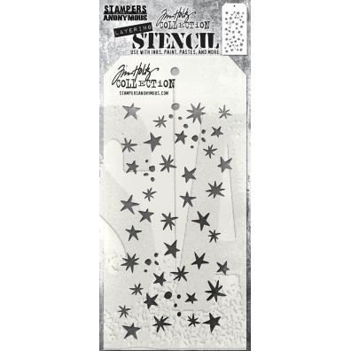Stampers Anonymous - Layering Stencil - Spellbound by Tim Holtz