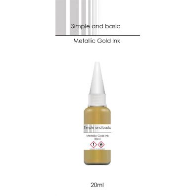 Add on November - Simple and basic - Metallic Gold Ink 20 ml.