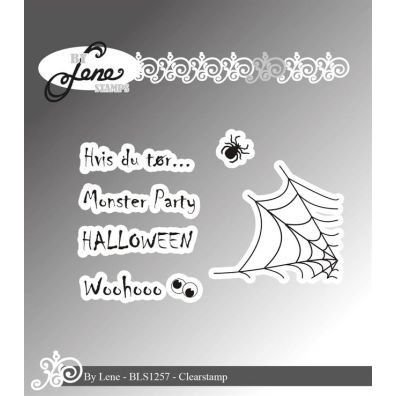 By Lene Clear Stamp - Danske Tekster - Halloween