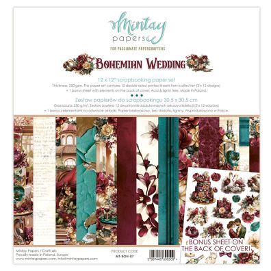 Mintay Papers - Bohemian Wedding 12x12 Paper Set