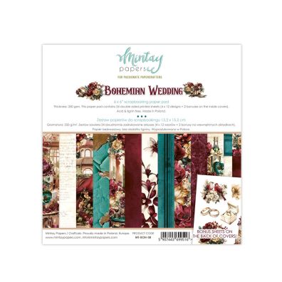 Mintay Papers - Bohemian Wedding 6x6 Paper Pad