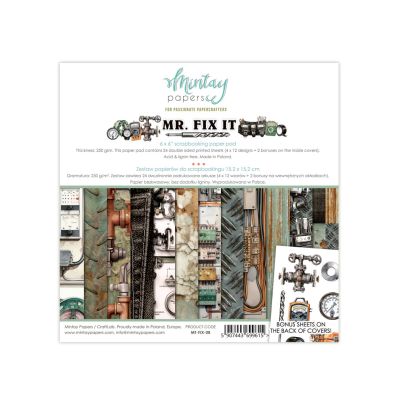 Mintay Papers - Mr. Fix It 6x6 Paper Pad