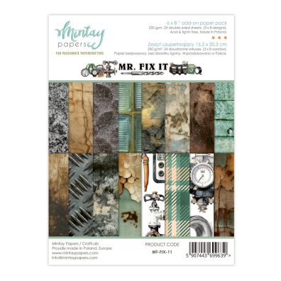 Mintay Papers - Mr. Fix It Add-on - 6x8 Paper Pad