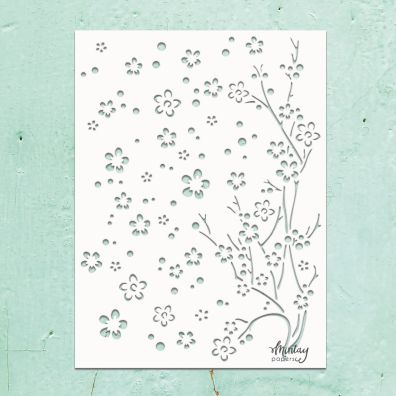 Mintay Papers - Decorative Stencil - Bloom