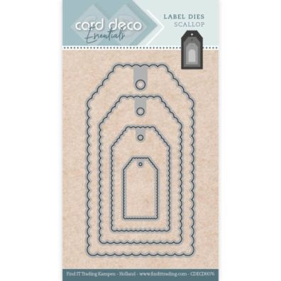 Card Deco Essentials - Label Dies - Scallop