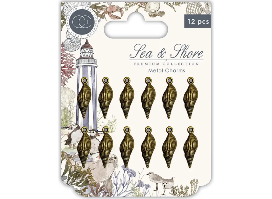 Craft Consortium - Sea & Shore Premium Collection - Metal Charms