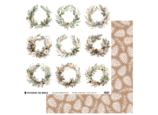 Add on December - EKSTRA PTW Design - Smukke Vinterkranse