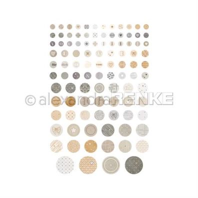 Add on Januar - Alexandra Renke - 3D Sticker Dots - Basic Elegance
