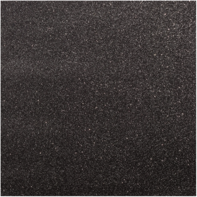 Florence - Selfadhesive Glitterpaper 12x12 - Black Silver