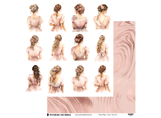 Add on Marts - EKSTRA PTW Design Klippeark - Rosa Piger