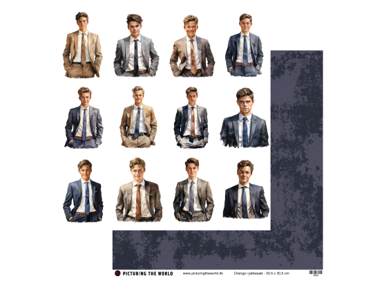 PTW Design Klippeark - Drenge i Jakkesæt