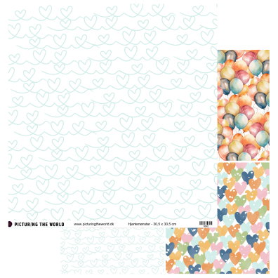 Add on April - EKSTRA PTW Design - Hjertemønster - sælges kun til kitklubmedlemmer