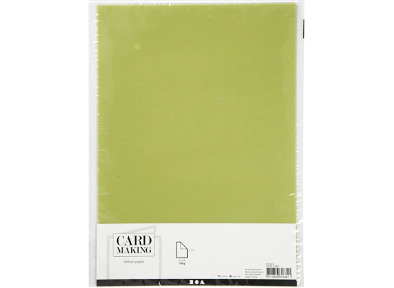 Add on April - EKSTRA Vellum Lys Grøn A4 - 10 stk