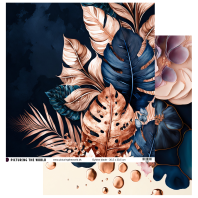 PTW Design Grafisk Elegance - Elegante Striber 12x12 mønsterpapir